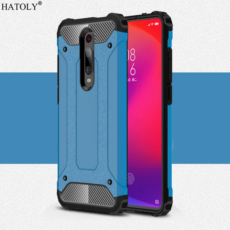 

For Cover Xiaomi Mi 9T Case Anti-knock Rugged Armor Cover For Redmi K20 Silicone Rubber Phone Bumper Case For Xiaomi Mi9T Mi 9 T