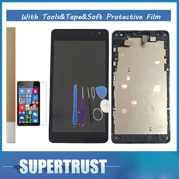 

For Microsoft Lumia 535 N535 2C/2S Version RM-1089 RM-1090 RM-1091 RM-1092 With Frame LCD Display+Touch Screen Assembly with kit