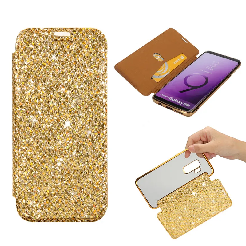 Красочный чехол книжка SMILYOU с полным покрытием для Samsung Note 8 S7 Edge S9 Galaxy S8 Plus