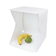 Мини-софтбокс складной студийный светодиодный светильник для фотостудии шатер студийный рассеянный черный белый фон аксессуары для фотостудии