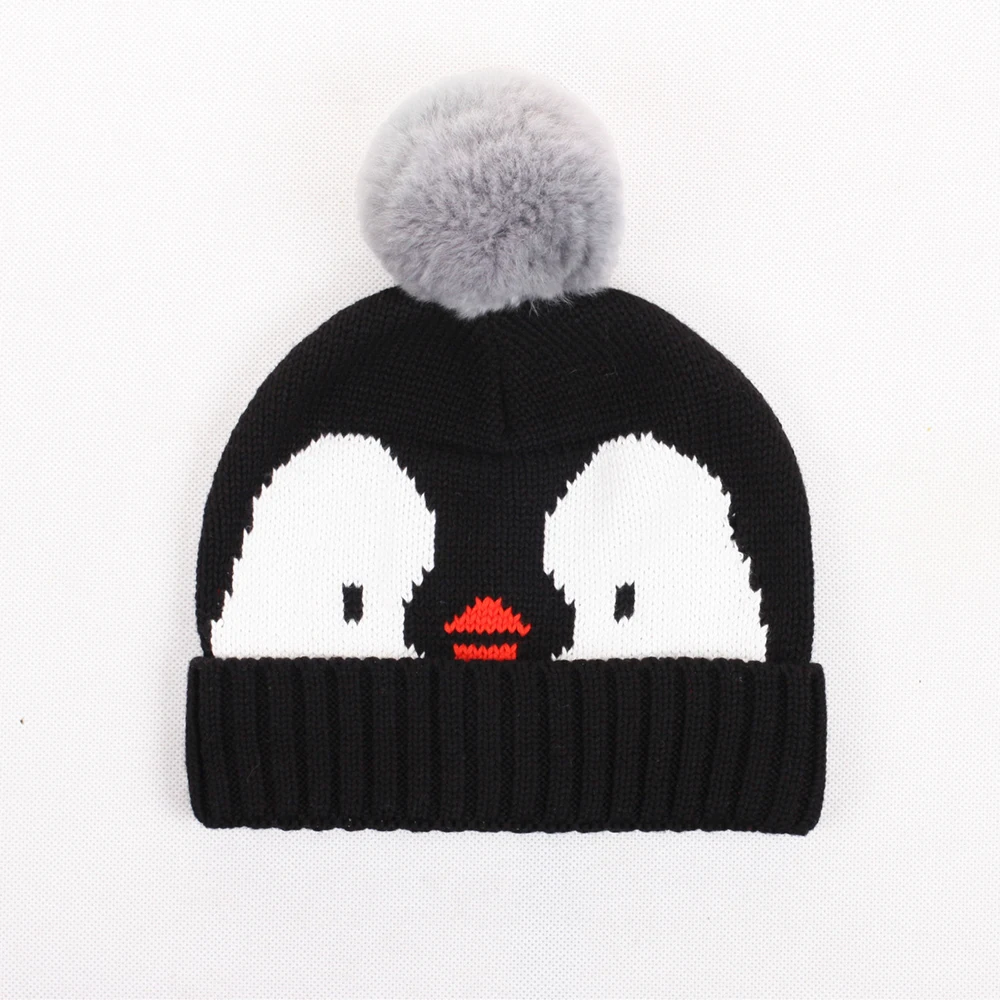 Kid Beanie Winter Knit Hat Boy Girl 