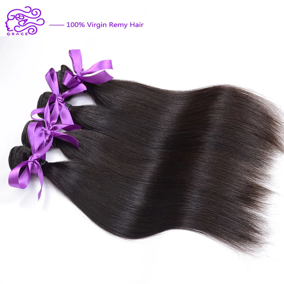 Virgin Unprocessed aaaaaa Brazilan Hair Human Hair Straight Virgin Hair