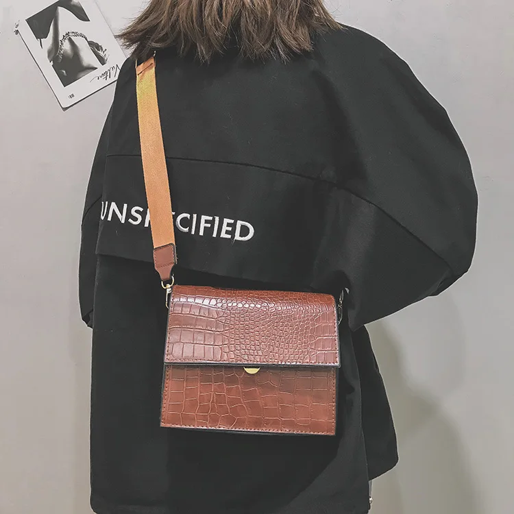 

European Vintage Fashion Female Big Tote bag 2018 New Quality PU Leather Crocodile pattern Women's Handbag Large Shoulder Bags