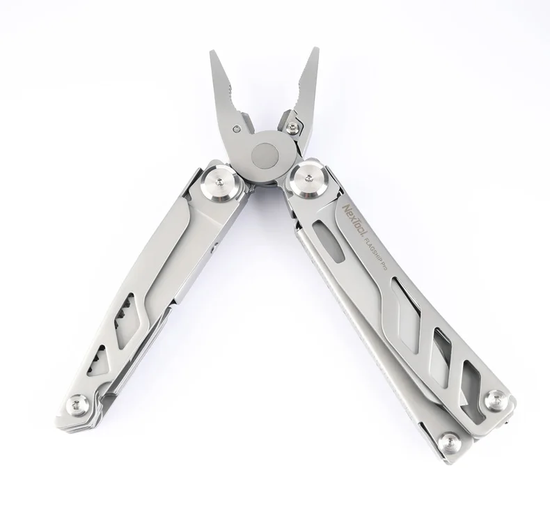 NEXTOOL Multitool, 16 in 1 Multi-Purpose Pocket Plier Kit Multi-Function Tool or Survival, Camping, Hunting(Silver