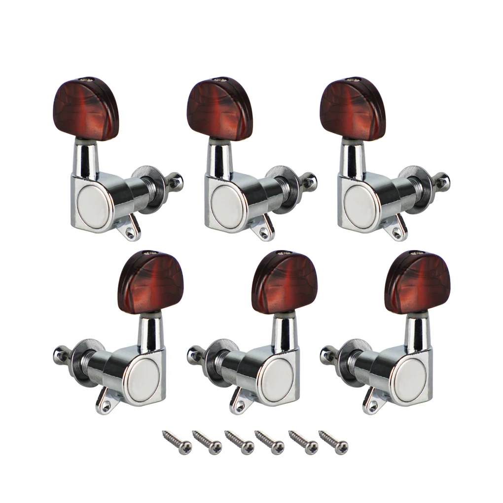 Buy FLEOR 6PCS Full Sealed Tuning Machines Acoustic