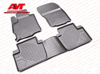 

Floor mats for Peugeot 4007 2007- 4 pcs rubber rugs non slip rubber interior car styling accessories