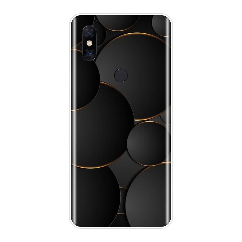 Чехол для Xiaomi Mi Note Mix 1 2 2S 3 Роскошная Геометрическая Эстетическая крутая Мягкая