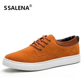 

Plus Size 38-47 Men Flats Male Casual Leather Shoes Comfortable Flat Fashion Men Working Shoes 28.5Cm A471