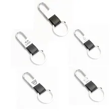 3D Fashoin сплав натуральная кожа Автомобильный Брелок эмблема значок брелок для Lada Renault Dacia Opel автомобильный Стайлинг