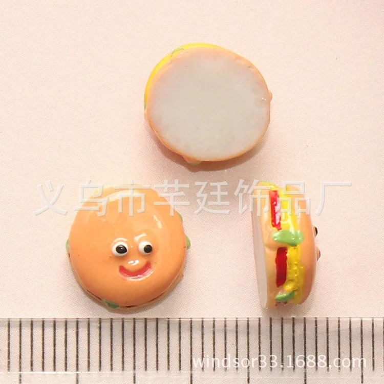 50pcs/lot flat back resin amall hamburger biscuit 11mm for Scrapbooking Craft Cabochon For Hair Cellphone Decoration 50pcs/lot flat back resin amall hamburger biscuit 11mm for Scrapbooking Craft Cabochon For Hair Cellphone Decoration