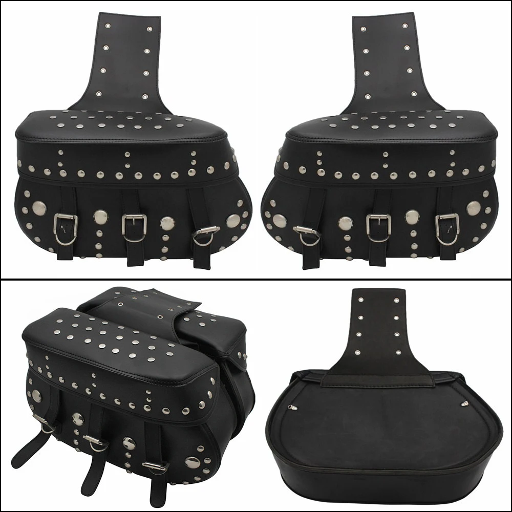 2x Universal motorcycle knight Waterproof bag Motorcycle saddle bags