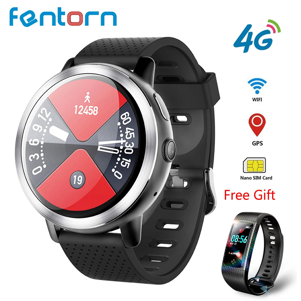 LEM8 4G Smart Watch Men Android 7.1.1 2GB + 16GB With GPS 2MP Camera 1.39 Inch AMOLED Screen 580Mah Battery Smartwatch Women LEM8 4G Smart Watch Men Android 7.1.1 2GB + 16GB With GPS 2MP Camera 1.39 Inch AMOLED Screen 580Mah Battery Smartwatch Women
