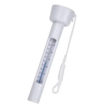 Floating Swimming Pool Thermometer for Pools and Spas Easy to Read Outdoor/Indoor Swimming Pools, Hot Tub, Aquariums hot tub cover basket to lift and store your spa cover easy
