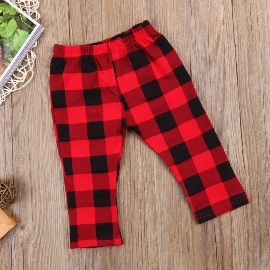 Брюки леггинсы для новорожденных в шотландскую клетку|leggings boys clothing|red pants boyboys red |