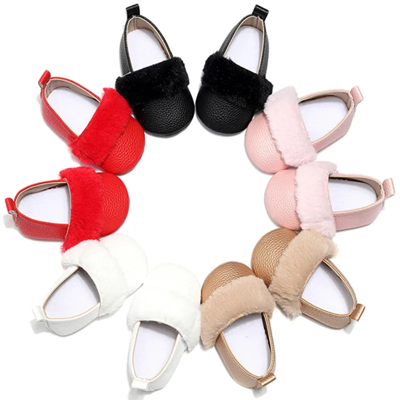 

Spring Autumn Baby Girls Shoes Infant Toddler Princess Solid Prewalkers Soft Footwear Crib Babe First Walkers Newborn Shoe