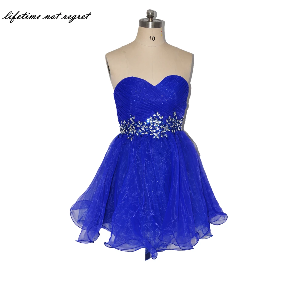 Navy blue Fashion dresses with Beading A line Chiffon