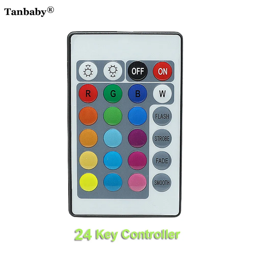 Tanbaby RGB llevó la luz de la Piscina de la batería operado bajo el agua llevó la luz del acuario 4 W SMD 3528 LED sumergible estanque de natación Piscina lámpara