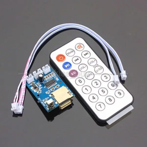dc 12v Remote USB SD Card WAV Sound Audio Player MP3 Decoding Decoder Board for car audio-player : image dc 12v Remote USB SD Card WAV Sound Audio Player MP3 Decoding Decoder Board for car audio-player