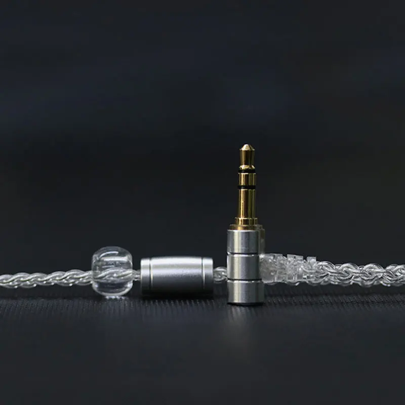 

Earphones Cable High Quality Purity 5N Copper Silver Plated Wire 0.78mm MMCX Pin Use For KZ ZST ZS10 TFZ TRN CCA NICEHCK WOOEASY