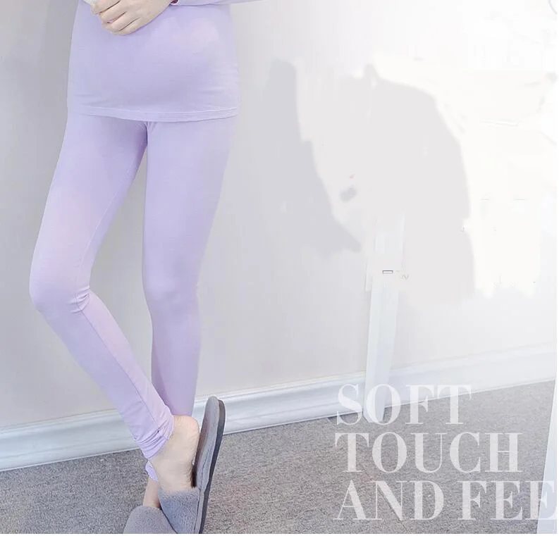 Pregnant women stomach lift long underwear cotton trousers pregnant