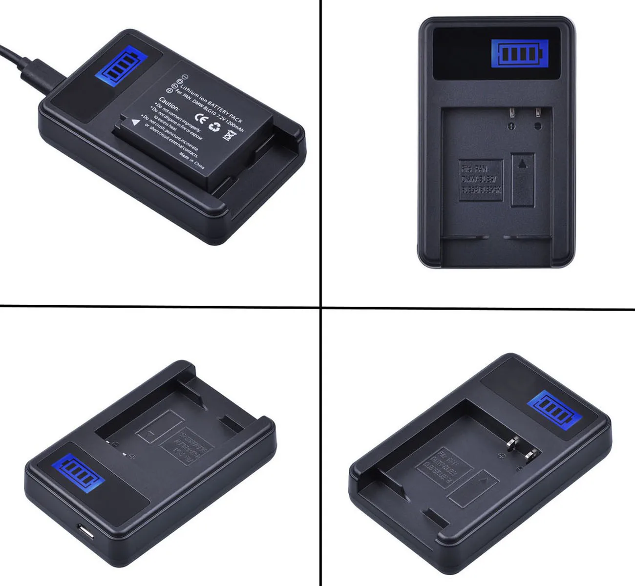 Battery Charger for Olympus PEN E-PM1, E-PM2, E-PL1, E-PL2, E-PL3
