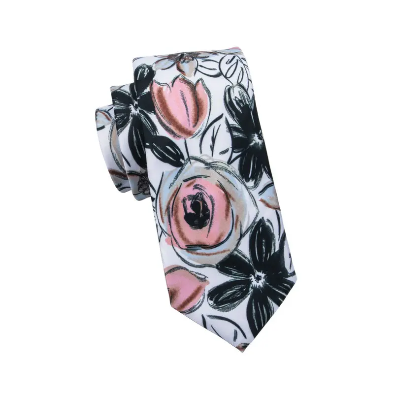 2017 галстук печати комплект Цветочный Для мужчин s Галстук платок Запонки Набор для Для мужчин свадебные Бизнес костюм гравате Галстуки для