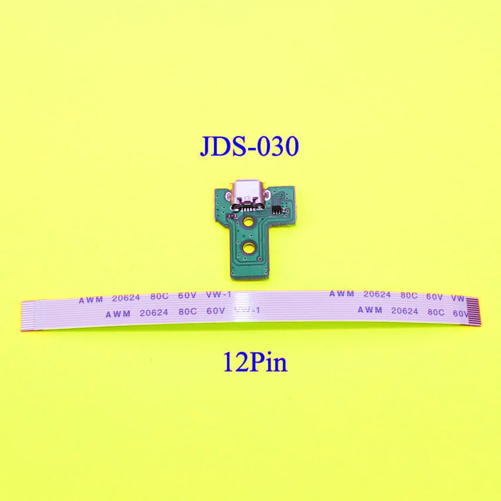 10 шт. 12Pin USB JDS 011/030/040 разъем светодиодный зарядное устройство PCB плата для Playstation 4