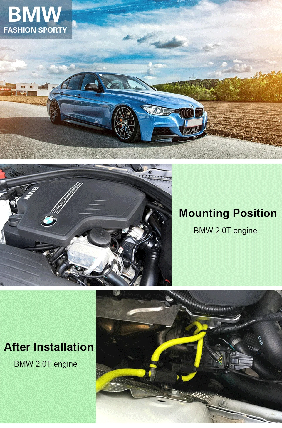 Сменный атмосферный предохранительный клапан для двигателя BMW 3 серии 5 серии X1 X3 N20 2,0 Turbo. Savanini высокого качества