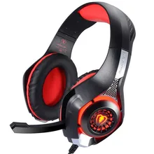 LED glowing Headband Gaming subwoofer Headphone Earphone headfone Casque audio with Microphone For PC PS4 Computer Player