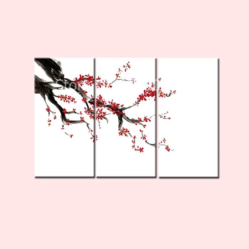 Drop-Shipping-3-Pieces-Hand-Painted-Flowers-Nordic-Decoration-Wall-Art-Canvas-Painting-for-Living-Room (2)