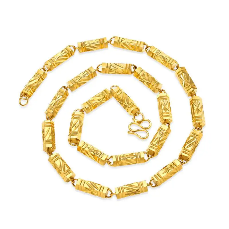 

2018 Titanium steel fashion New arrive Hot sale gold color Necklace for woman jewelry long Necklace B1