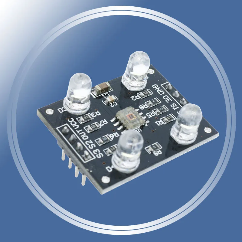 

Free Shipping Color sensor TCS230 TCS3200 Color Recognition Sensor Detector Module DC 3-5V Input for arduino