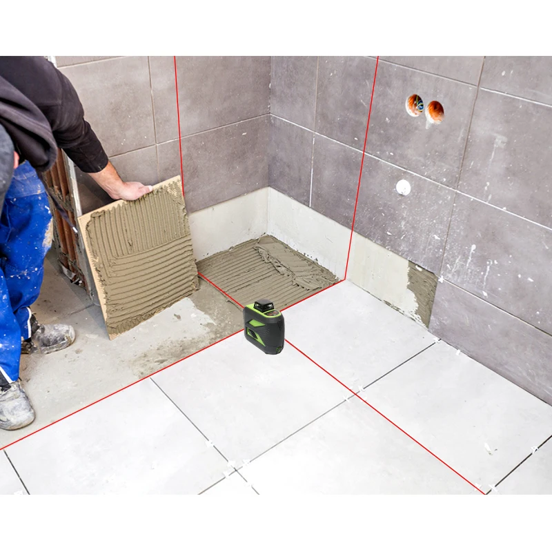 Huepar 12 Lines 3D Cross Laser Level Self-Leveling 360 Horizontal And Vertical Cross Super Powerful Red Laser Beam Line