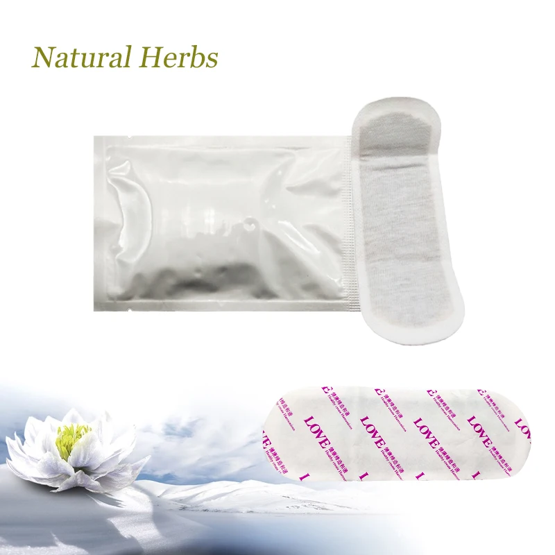Traditional Chinese Medicine Pad Tampons Treatment Anion Pads Vaginal Infection Gynecological