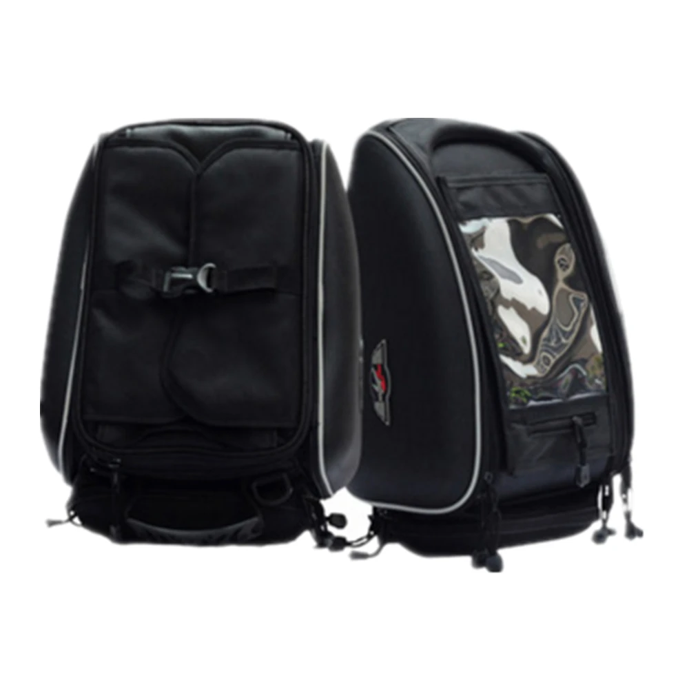 PRO-BIKER водонепроницаемая сумка для мотоцикла rcycle, сумка для багажа, чехол для мотокросса, магнитный резервуар для масла, ручная сумка для шлема, коробка для багажника, сумки для мотокросса - Название цвета: Черный