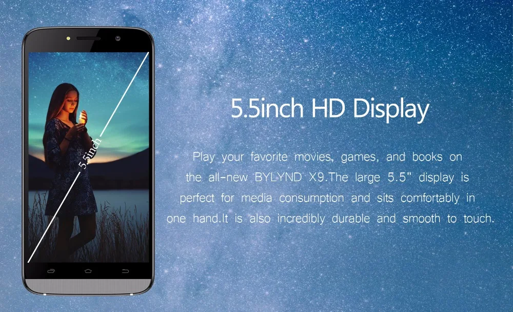 5.5inch HD Display