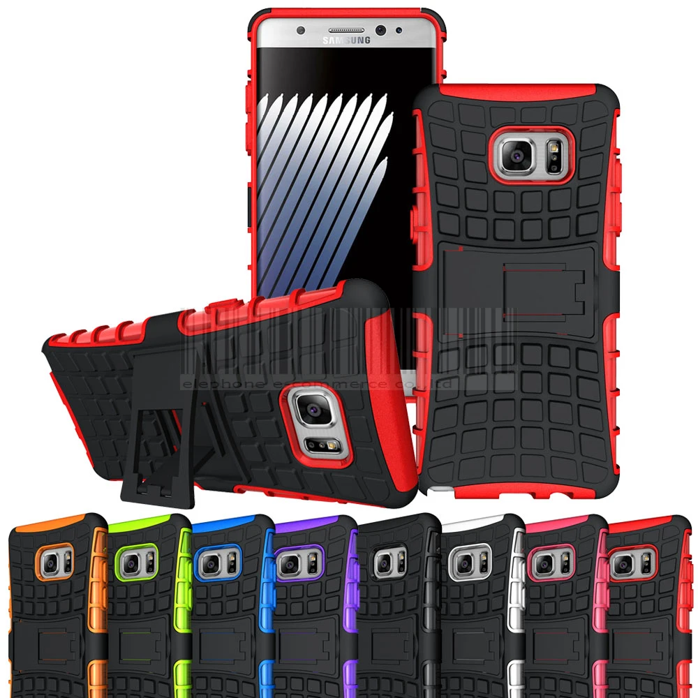 

For Samsung Galaxy Note 7 Hybird Armor Impact Protective Hard Case + Kickstand Cover For Samsung Galaxy Note FE (SM-N935) 2017