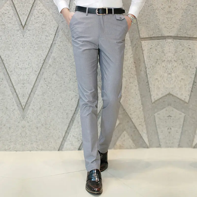 boys slim suit pants