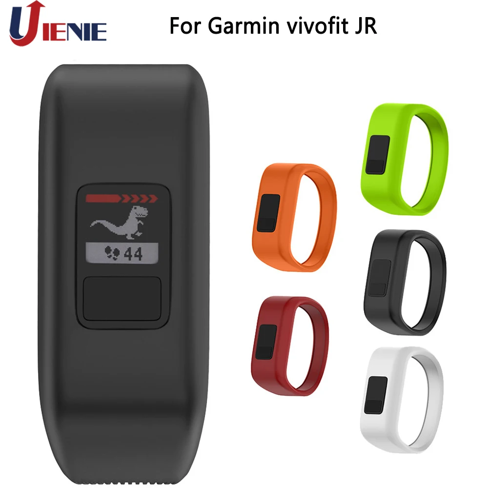 Силиконовый ремешок для наручных часов Garmin Vivofit JR сменный с застежкой