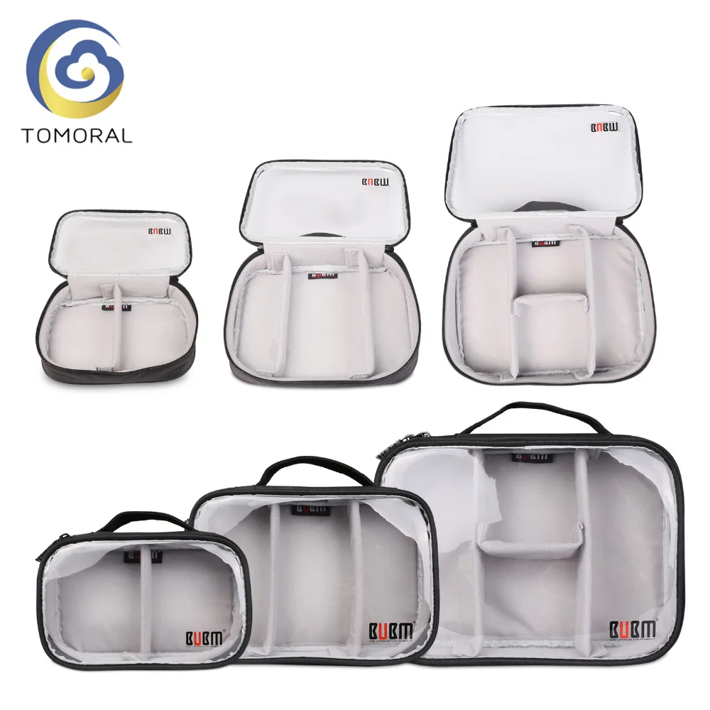 

BUBM Camera Video Bag Electronics Accessories Cable 3pcs/set Portable Electronic Accessories Travel Organizer Case Cosmetic Bag