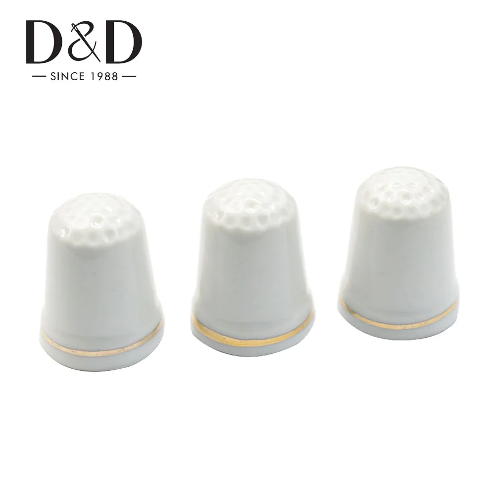 

1PC Handworking Sewing Thimble Ceramics Finger Protector Needlework Sewing Tools Accessories Nice Collection&Gift
