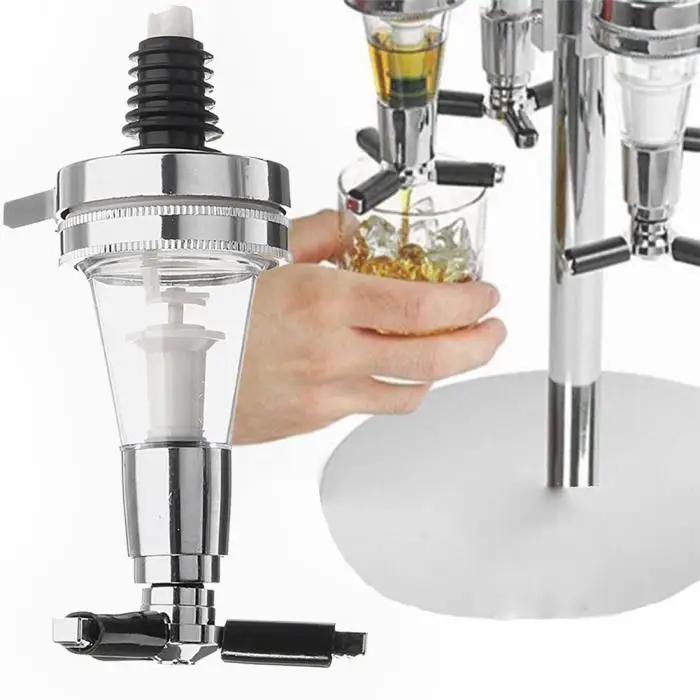 Chrome Drink Dispenser Cocktail Wine Measure Bar Precise Drink Dispenser TSH Shop