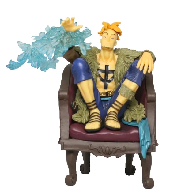 Us 21 86 Anime One Piece Sofa Marco The Phoenix Pvc Action Figure Collection Kids Model Toys 15cm Gift Doll Juguetes Brinquedos Hot In