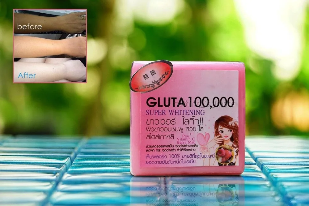 GLUTA 100000 мыло GLUTATHIONE супер отбеливание кожи формула для похудения