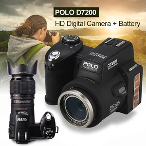 Protax/POLO D7200 Digital Camera 33MP 1080P Auto Focus SLR HD Video Camera 24X +Telephoto Lens Wide Angle Lens LED Fill Light Protax/POLO D7200 Digital Camera 33MP 1080P Auto Focus SLR HD Video Camera 24X +Telephoto Lens Wide Angle Lens LED Fill Light