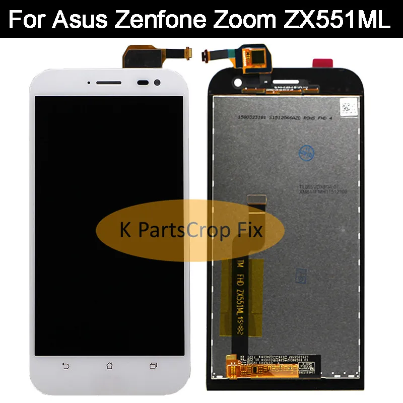 100% tested For Asus Zenfone Zoom Zx551ml LCD Display with Touch Scree Digitizer Assembly Free Shipping | Мобильные телефоны и