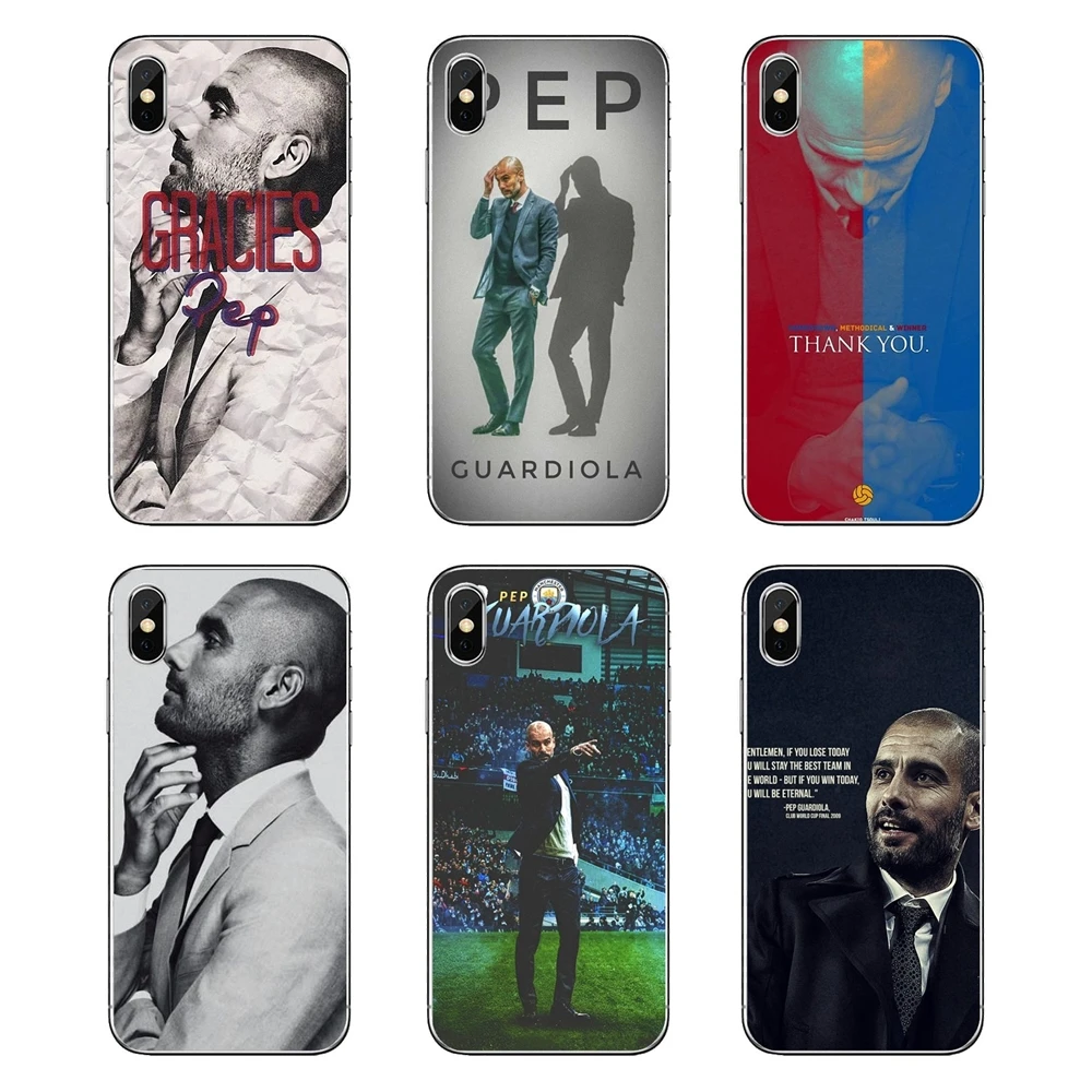 Soft Cases World famous Soccer Coach Pep Guardiola Football Star For Samsung Galaxy Note 8 9 S9 S10 A8 A9 Lite Plus A6S A9S |