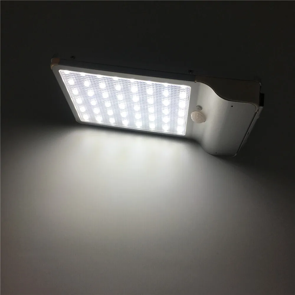 3 режима работы 48LED солнечные огни из алюминиевого сплава затемненный до яркий