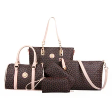 Femmes Sacs À Main de Bande Dessinée Impression de Haute Qualité En Cuir 4 Couleurs Femmes Sac À Bandoulière Femmes Grand Volume Sac Ensemble Blosas NB29489