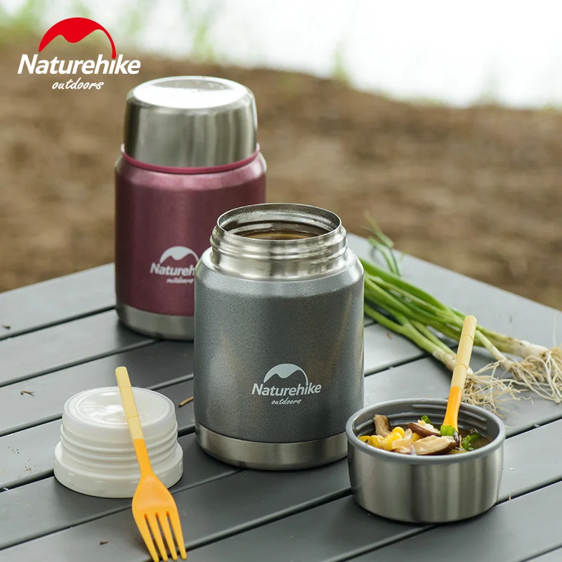 Naturehike Stainless Steel 350ml Camping Cookware Food Container